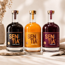 Sentia Red, Gold, Black