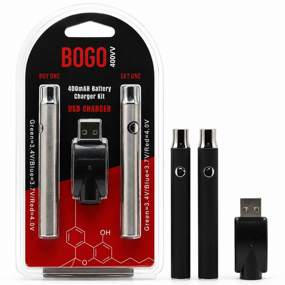 CBD V-PEN BOGO 400W АКУМУЛЯТОР ДЛЯ КАРТРИДЖІВ 510