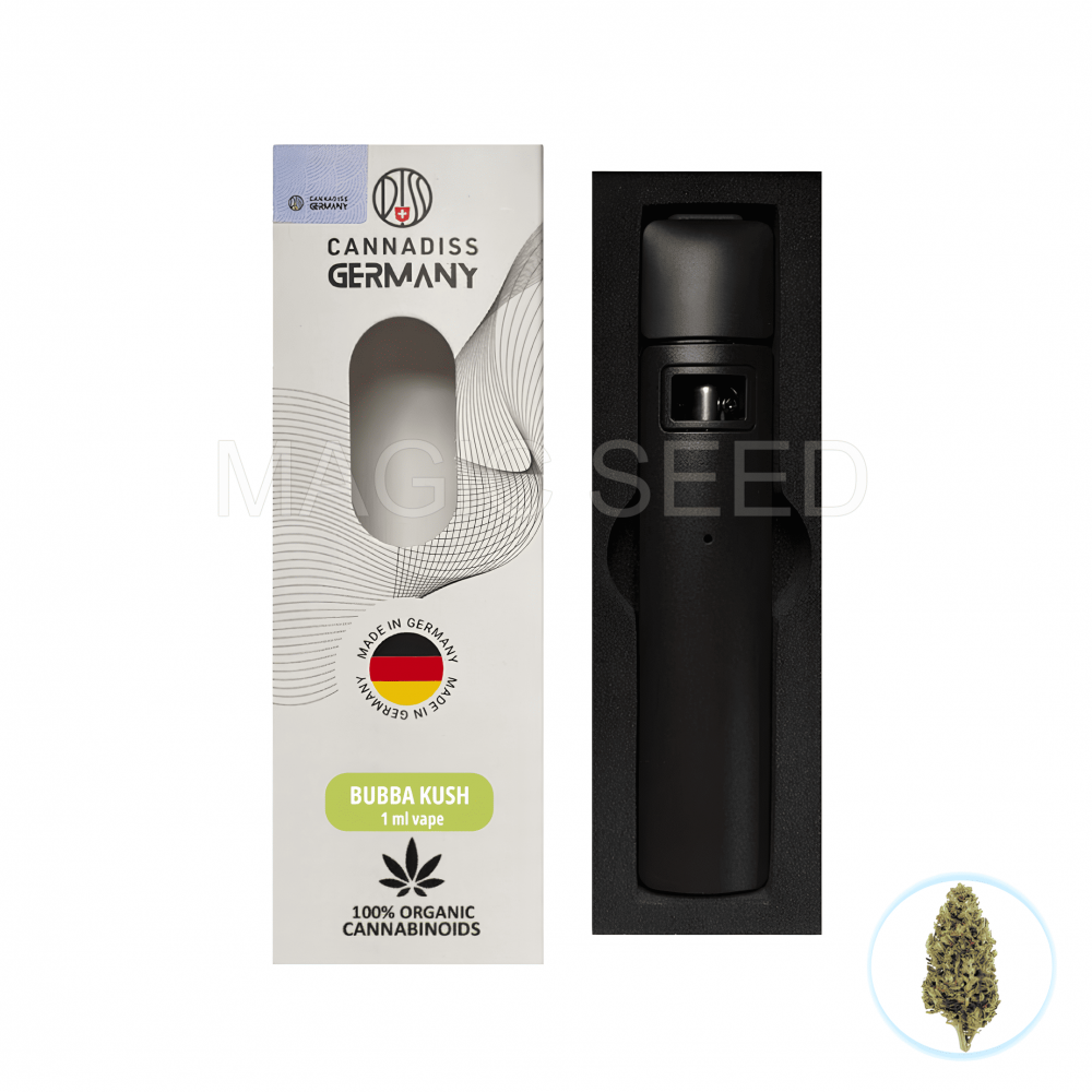 ВЕЙП CANNADISS З КАННАБІНОЇДАМИ - BUBBA KUSH - HYBRID 1 ML