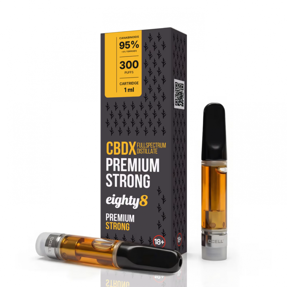 Картридж з канабіноїдами CBDX Eighty8 - 1 мл