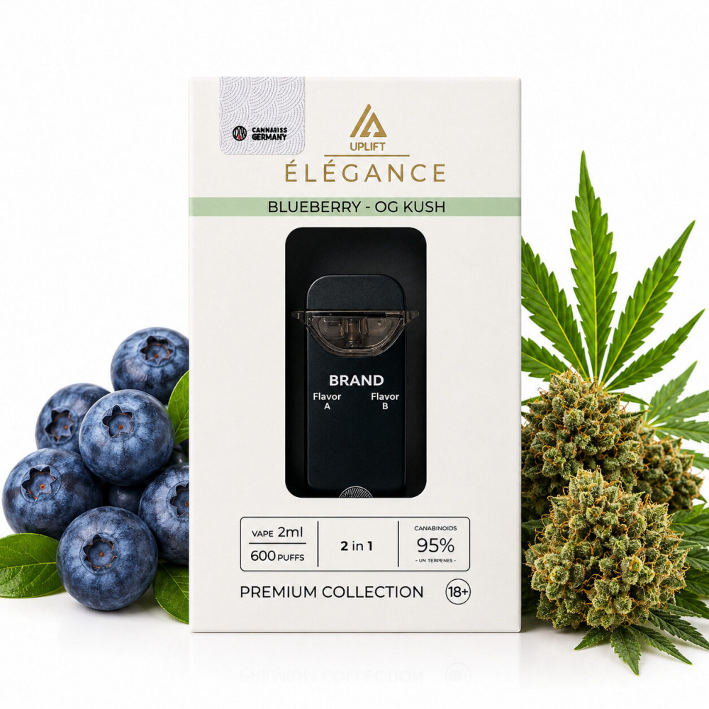 UPLIFT ELEGANCE 2 МЛ (1+1) TAC VAPE З ДВОМА СМАКАМИ В ОДНОМУ ПРИСТРОЇ