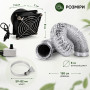 КАНАЛЬНИЙ ВЕНТИЛЯЦІЙНИЙ КОМПЛЕКТ 80 ММ З РЕГУЛЯТОРОМ ШВИДКОСТІ ТА ПОВІТРОПРОВОДОМ