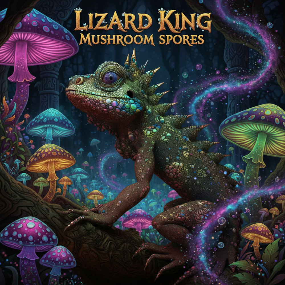 СПОРОВИЙ ВІДБИТОК ПСИЛОЦИБІНОВИХ ГРИБІВ LIZARD KING - PSILOCYBE CUBENSIS