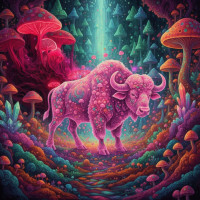 Споры грибов Pink Buffalo